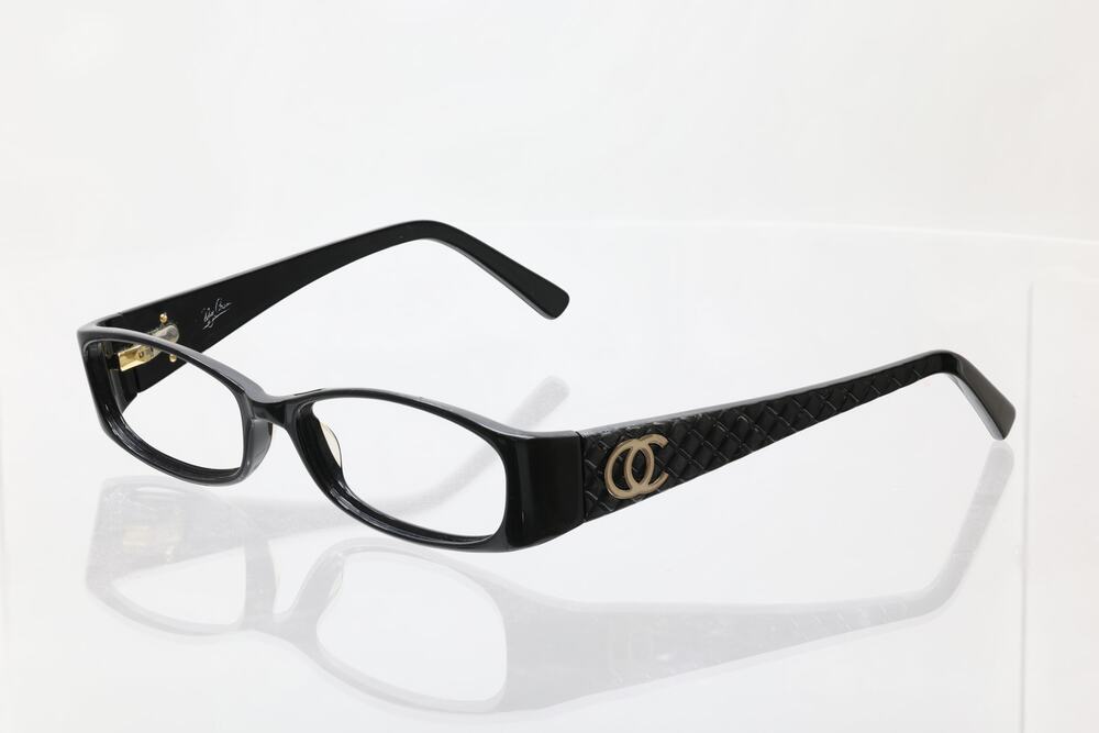 Oleg Cassini Quilted 327 Eyeglass FRAMES ONLY - GOOD CONDITION